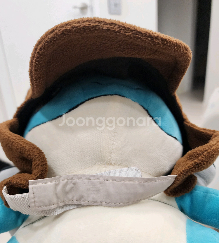 뉴발란스 키즈 이중 베이지색 모자--6