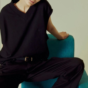 [S] 노앙 로고 브이넥 스웻 베스트