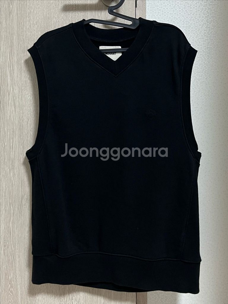 [S] 노앙 로고 브이넥 스웻 베스트--6