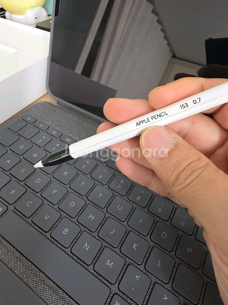 아이패드 프로12.9 256gb(6세대)셀룰러 + 로지텍 키보드 + 애플펜슬 140만 a급 팝니다--1