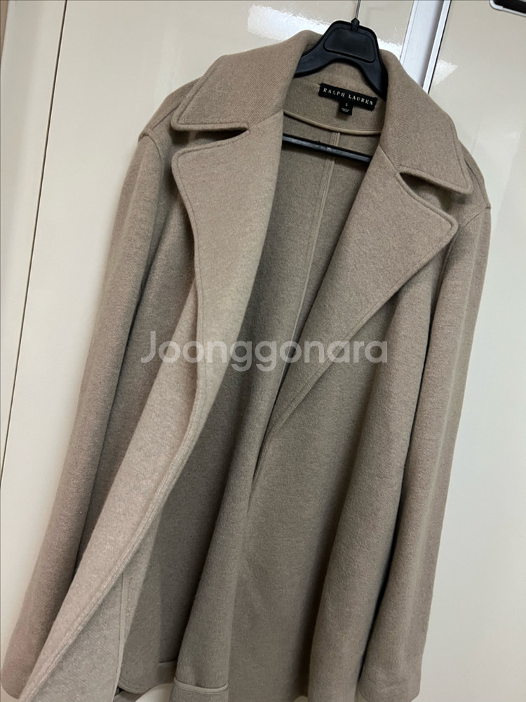 폴로 랄프로렌 울 앙고라 니트 자켓 오픈 가디건 오트밀 베이지 올드머니룩--11