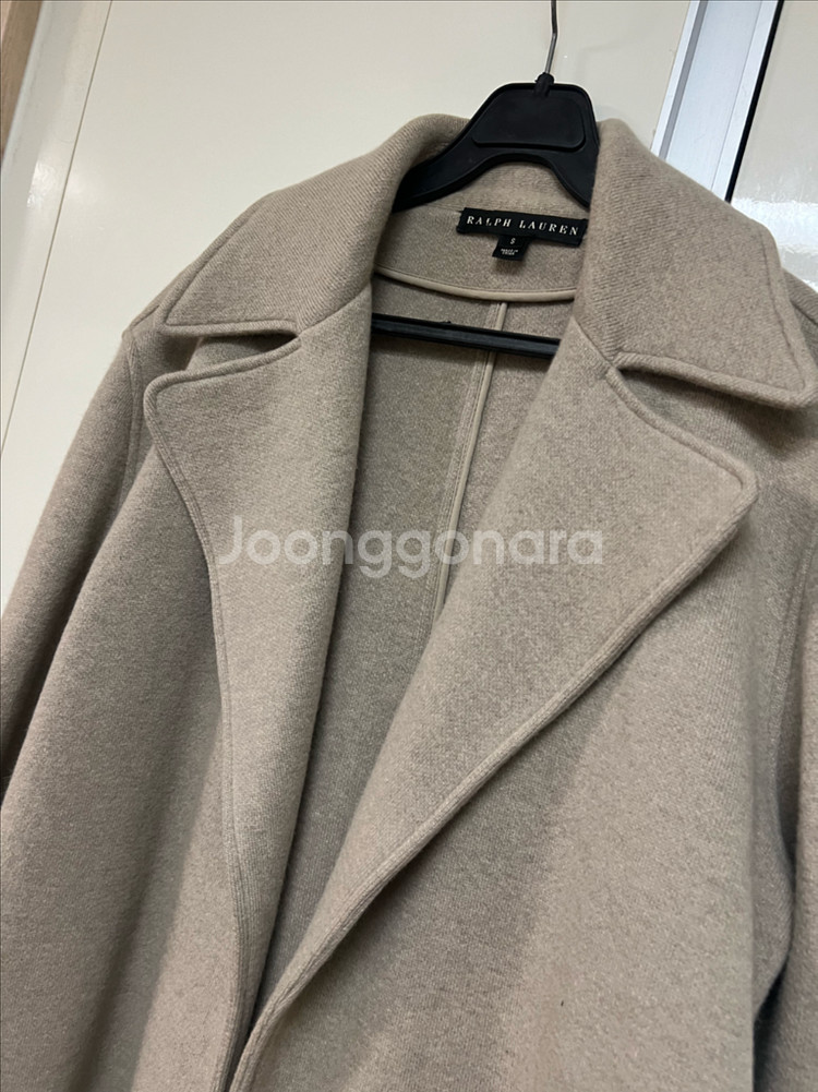 폴로 랄프로렌 울 앙고라 니트 자켓 오픈 가디건 오트밀 베이지 올드머니룩--16