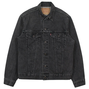 1980s 리바이스 75505-0259 흑청 데님 자켓 빈티지