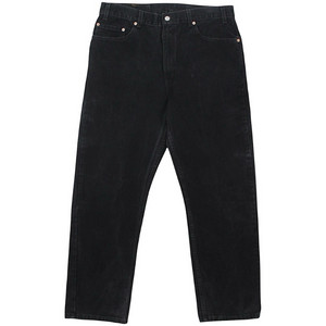 2001 USA 리바이스 505-0260 블랙 데님 팬츠 빈티지 미국제 흑청