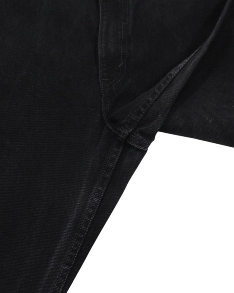 2001 USA 리바이스 505-0260 블랙 데님 팬츠 빈티지 미국제 흑청--6