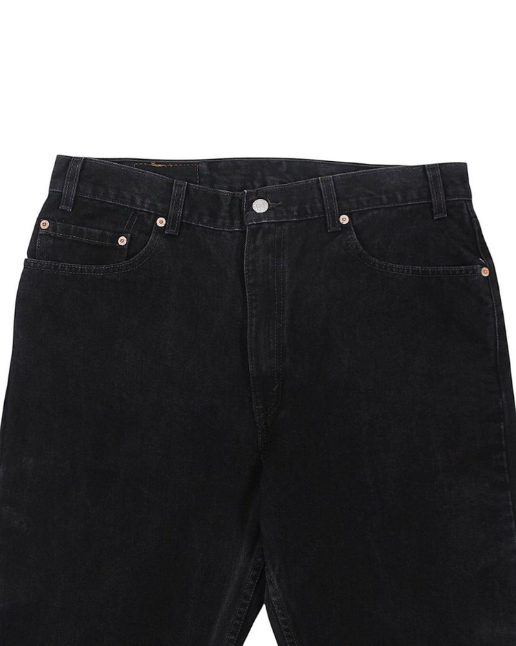 2001 USA 리바이스 505-0260 블랙 데님 팬츠 빈티지 미국제 흑청--5