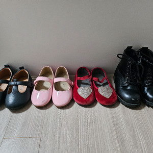 여아 신발 150사이즈 (봉통 메리제인 하트 외 일괄)