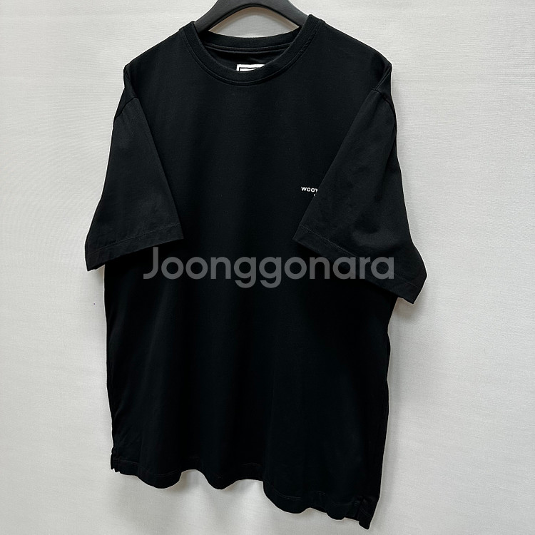 우영미 플라워 프린트 백로고 반팔티 ( 105 )--5