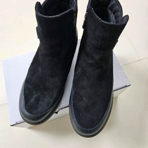 여성 스웨이드 앵클부츠