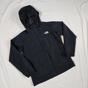 [90] 노스페이스 블랙 바람막이 후드 자켓