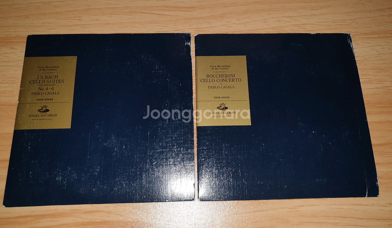 카잘스 첼로 연주 CD 2장 일괄--0