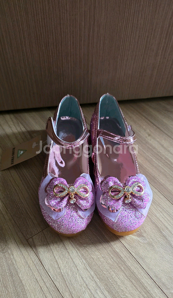 led불빛 여아 구두--2