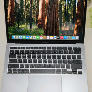 맥북에어 M1 스페이스 그레이 기본형 싸게 팝니다
