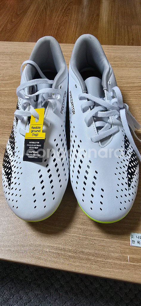 아디다스 [매장정품] 축구화 프레데터 애큐러시.4 FGL GZ0013레몬 275--4