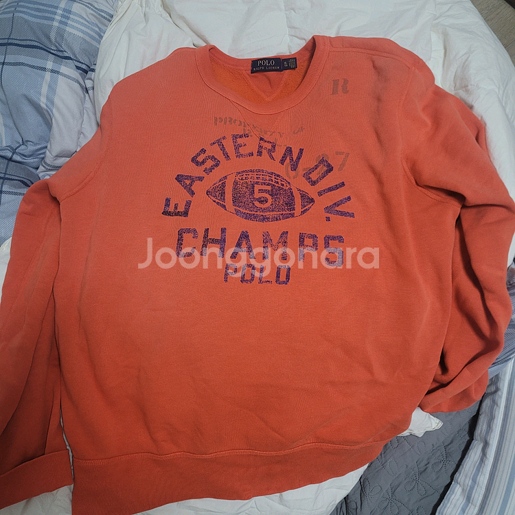 폴로 랄프로렌 오렌지 맨투맨 xl--0