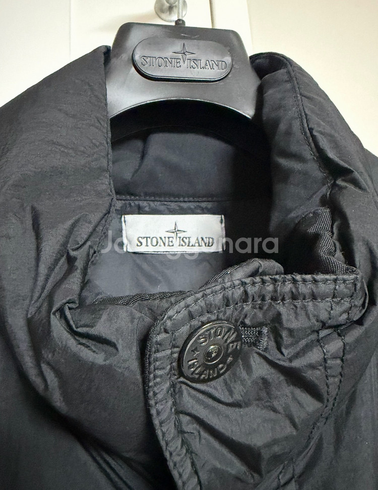 [XXL] 스톤아일랜드 24FW 블랙 크링클랩스 논후드 패딩--2