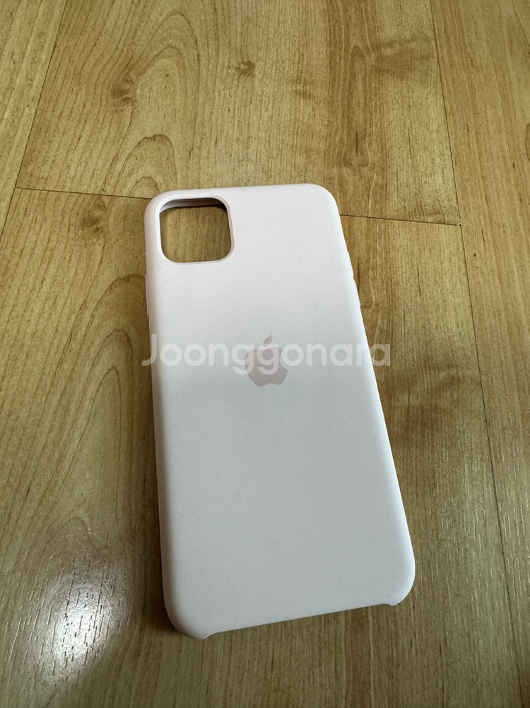 아이폰 11 프로 실리콘케이스 핑크--0