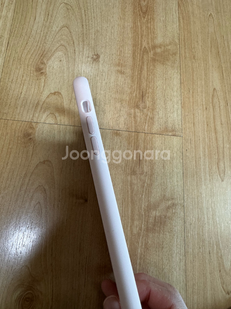 아이폰 11 프로 실리콘케이스 핑크--2