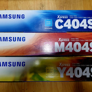 (미개봉 정품) 삼성 칼라 레이저 토너