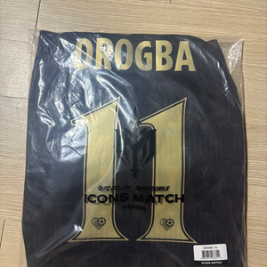 아이콘매치 드록바 유니폼 XL 판매합니다