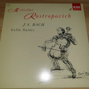 [LD] 로스트로포비치 - 바흐 무반주 첼로 연주 3LD 박스세트