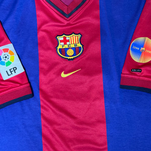 00-01 바르셀로나 홈 유니폼 UK XL 히바우두