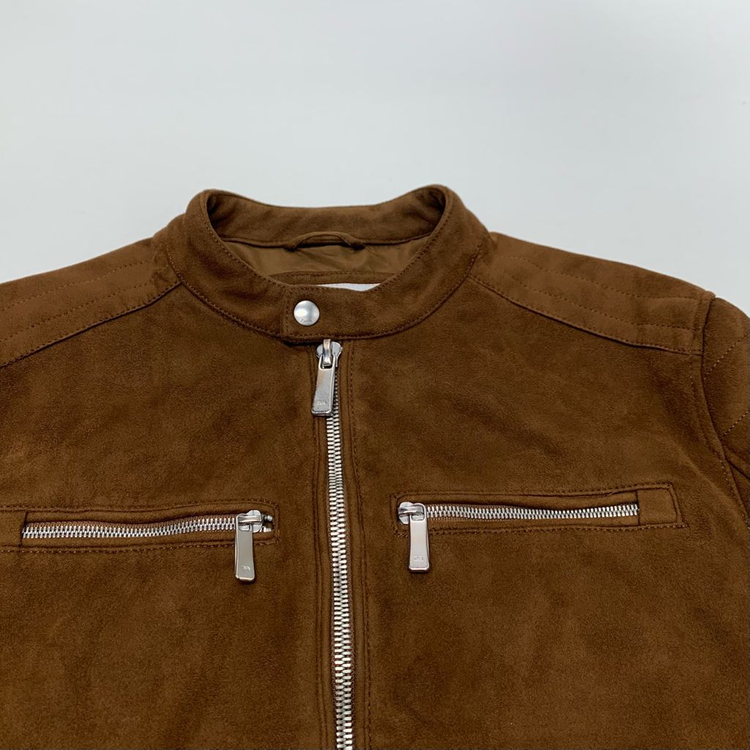 ZARA 자라 스웨이드 라이더자켓 (M) 이미지