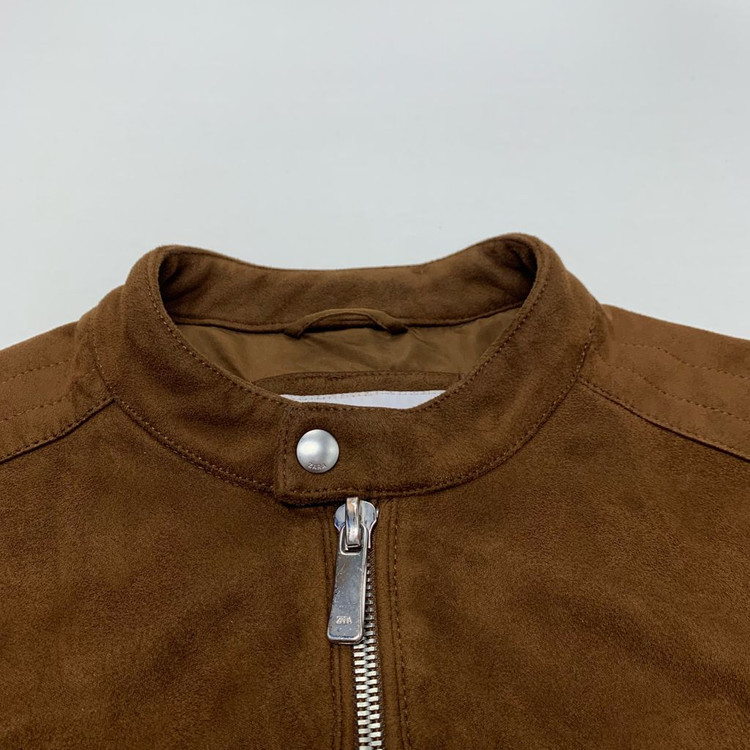 ZARA 자라 스웨이드 라이더자켓 (M) 이미지