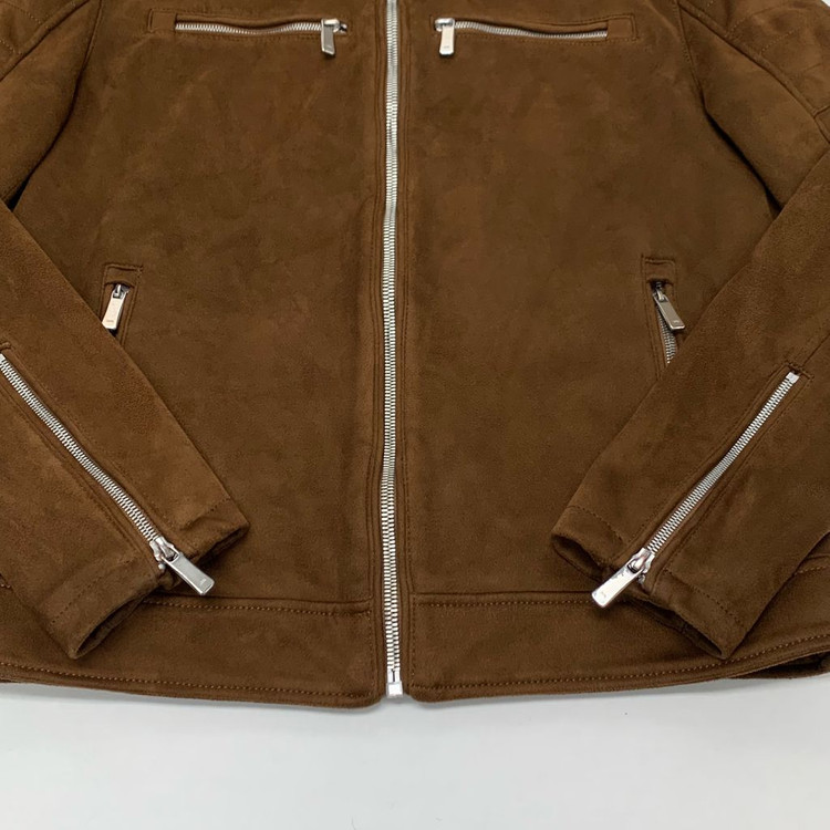 ZARA 자라 스웨이드 라이더자켓 (M) 이미지