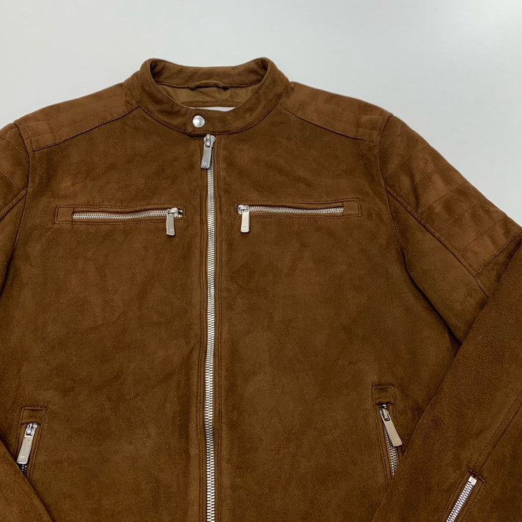 ZARA 자라 스웨이드 라이더자켓 (M) 이미지