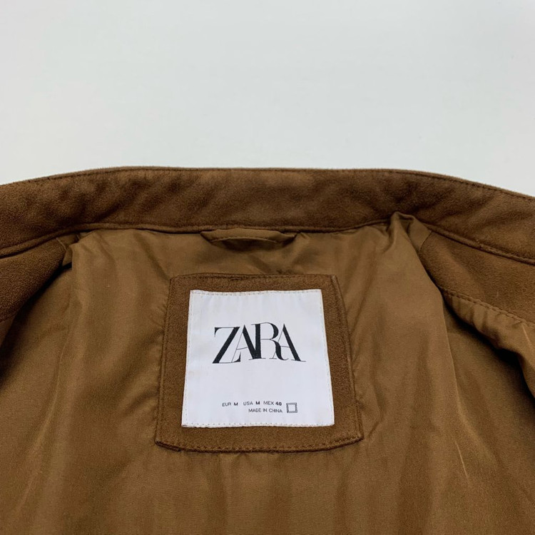 ZARA 자라 스웨이드 라이더자켓 (M) 이미지
