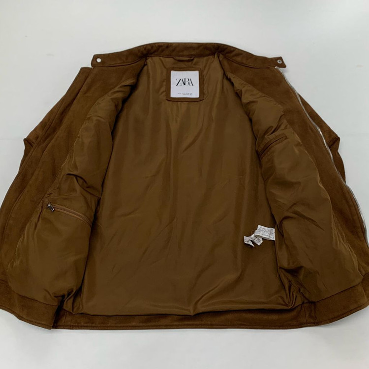 ZARA 자라 스웨이드 라이더자켓 (M) 이미지