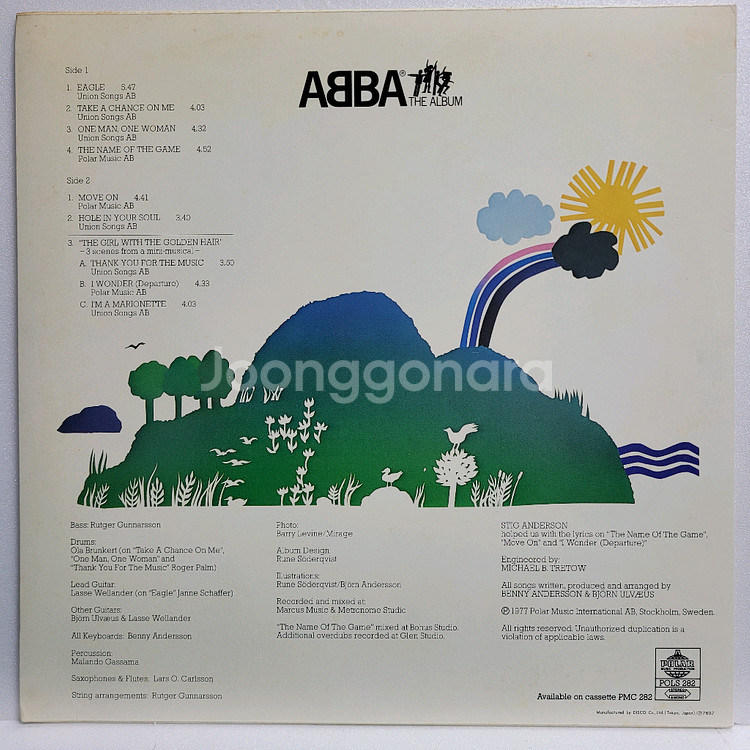 (일본/LP) 아바 ABBA - The Album--1
