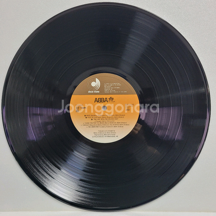 (일본/LP) 아바 ABBA - The Album--3