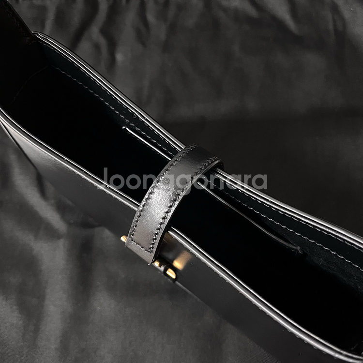 [S+급/정품] 생로랑 미니 호보백 le 5 a 7 가방 블랙--5