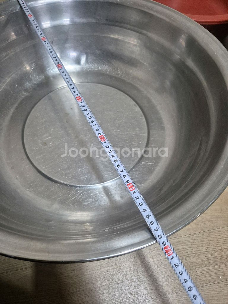 스텐+고무 다라 총3개 일괄--1