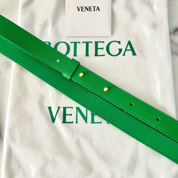 보테가베네타 미니 카세트백 레더 그린 크로스백 가방--8