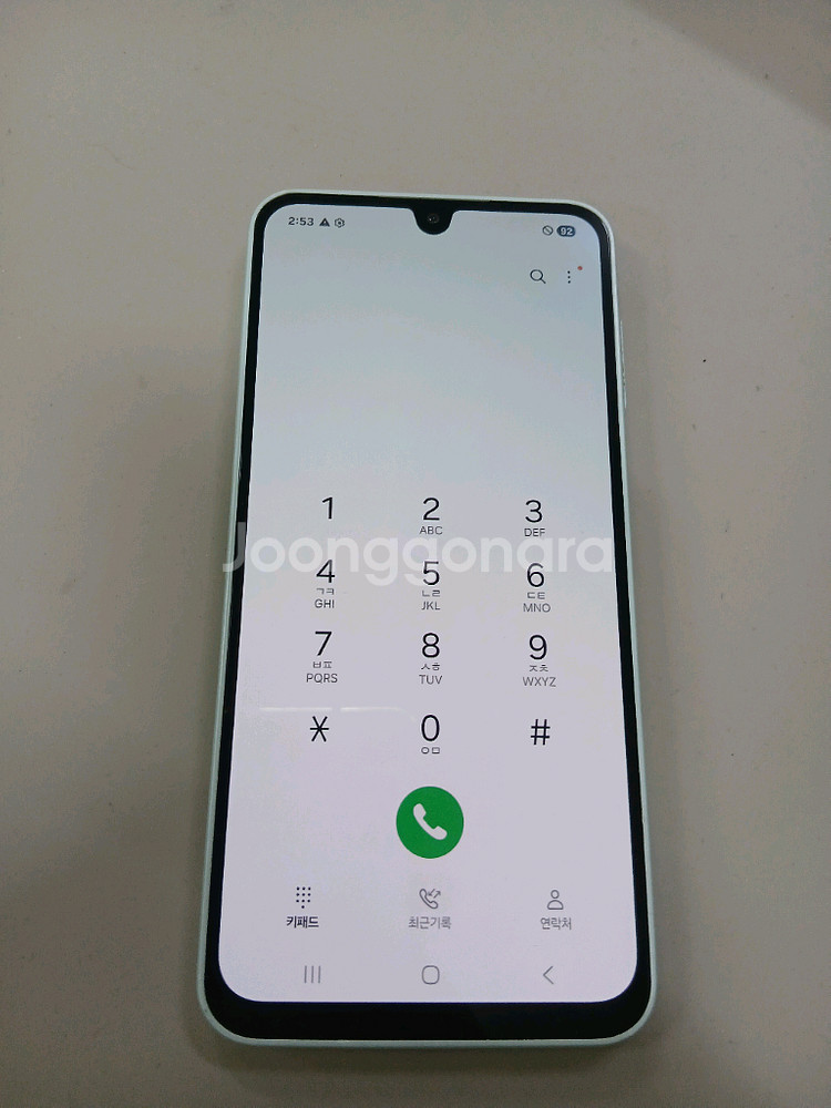 갤럭시A16 128GB 민트 25년식 상태 깨끗 합니다.--1