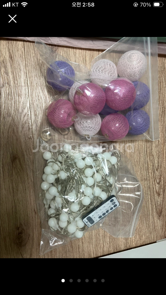 고급형 크리스마스 벽트리 LED 조명 세트--0