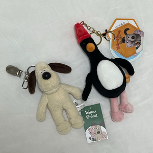 월레스와 그로밋 맥그로우 인형 키링 세트 0.7