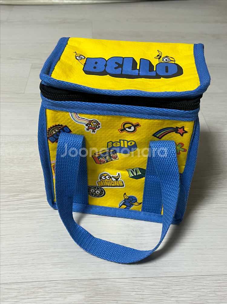 미니언즈 쿨러백(도시락가방)+빔프로젝터 키링 1.2--0