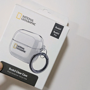 (새상품) 내셔널지오그래픽 갤럭시 버즈3 / 버즈3 프로 클리어 케이스