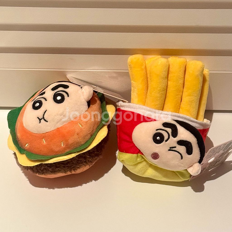 짱구 햄버거세트 간식키링! 한정판매 세트 인형키링--3