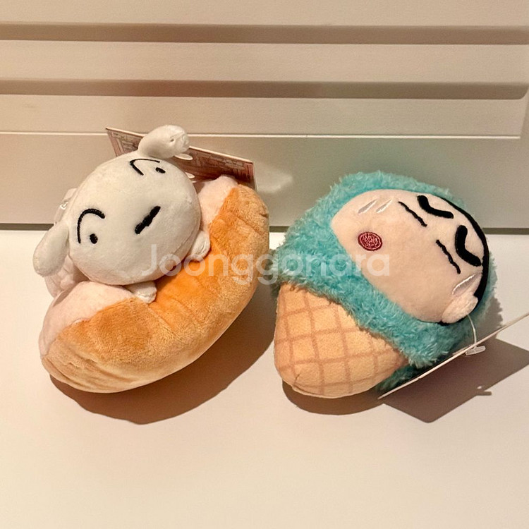 짱구 햄버거세트 간식키링! 한정판매 세트 인형키링--5