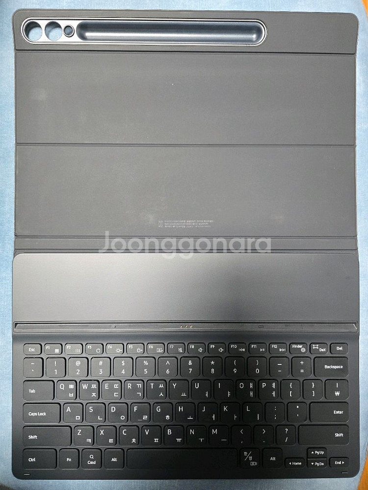 갤럭시탭 s9 플러스 슬림키보드북커버--0