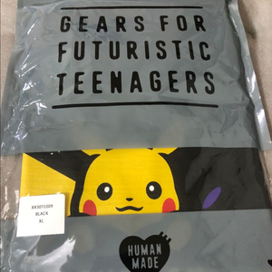 휴먼메이드 X 포켓몬(피카츄) 반팔티 후쿠오카 한정판 보라색하트 검정티 S,XL 판매합니다