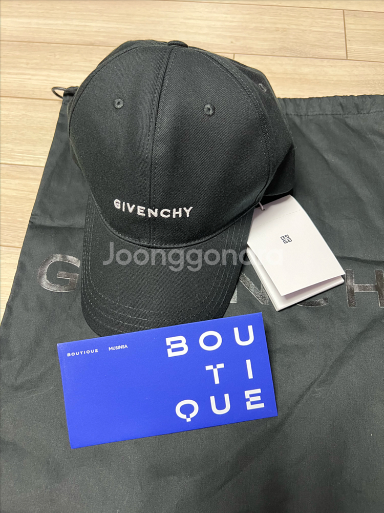 지방시 로고 볼캡--0