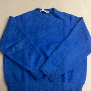 오프화이트 애로우 스케이트 텍스처 오버핏 니트 스웨터