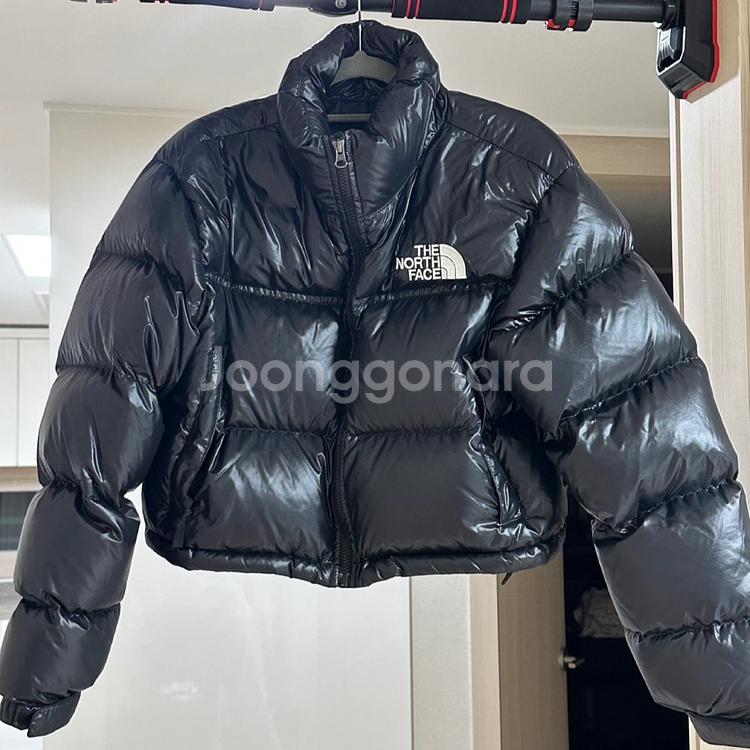 노스페이스 700 눕시 숏패딩 블랙M--0