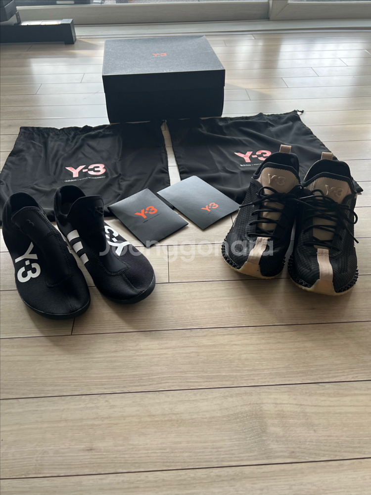 Y-3 런너 4D IO 블랙 265mm--1